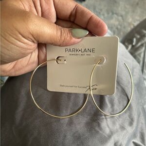 Park Lane Gold Hoop Earrings (NWT)